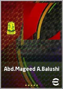 Abd.Mageed A.Balushi eFootball 2026 player card, 61 OVR AMF