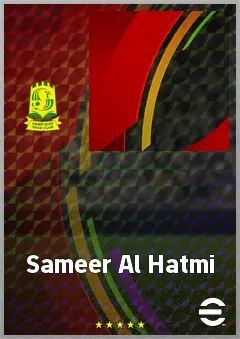 Sameer Al Hatmi eFootball 2026 player card, 63 OVR DMF