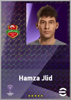Hamza Jlid eFootball 2026 player card, 63 OVR GK