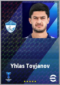 Yhlas Toyjanov eFootball 2026 player card, 66 OVR CB
