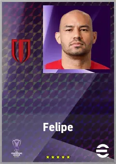 Felipe eFootball 2026 player card, 72 OVR CF