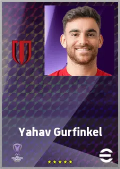 Yahav Gurfinkel eFootball 2026 player card, 70 OVR LB