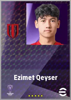 Ezimet Qeyser eFootball 2026 player card, 64 OVR CMF