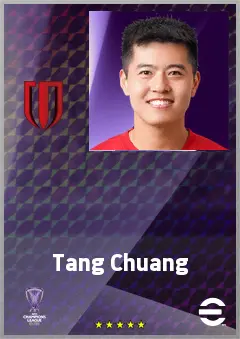 Tang Chuang eFootball 2026 player card, 67 OVR CF