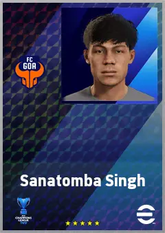Sanatomba Singh eFootball 2026 player card, 63 OVR LB
