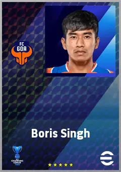 Boris Singh eFootball 2026 player card, 64 OVR RB