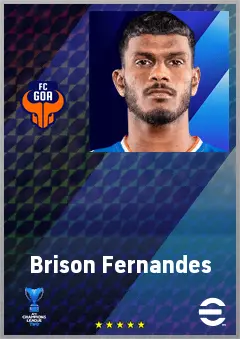 Brison Fernandes eFootball 2026 player card, 65 OVR LWF