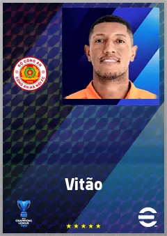 Vitão eFootball 2026 player card, 66 OVR DMF