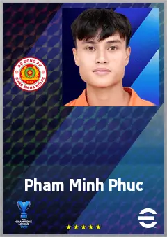 Pham Minh Phuc eFootball 2026 player card, 62 OVR RB