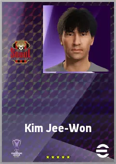 Kim Jee-Won eFootball 2026 player card, 56 OVR CB