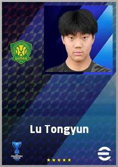 Lu Tongyun eFootball 2026 player card, 61 OVR GK