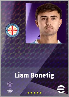 Liam Bonetig eFootball 2026 player card, 64 OVR CB