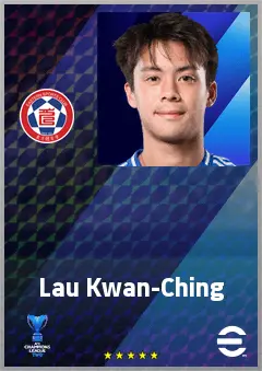 Lau Kwan-Ching eFootball 2026 player card, 66 OVR DMF