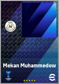 Mekan Muhammedow eFootball 2026 player card, 61 OVR RB
