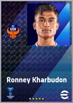 Ronney Kharbudon eFootball 2026 player card, 64 OVR CB