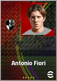 Antonio Fiori eFootball 2026 player card, 67 OVR LWF