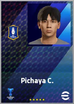 Pichaya C. eFootball 2026 player card, 60 OVR CF