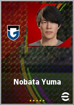 Nobata Yuma eFootball 2026 player card, 60 OVR GK