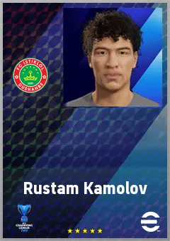 Rustam Kamolov eFootball 2026 player card, 61 OVR LB