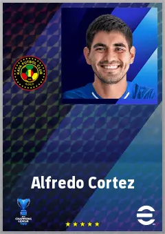 Alfredo Cortez eFootball 2026 player card, 65 OVR GK