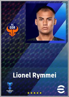 Lionel Rymmei eFootball 2026 player card, 61 OVR GK