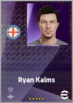 Ryan Kalms eFootball 2026 player card, 63 OVR CB