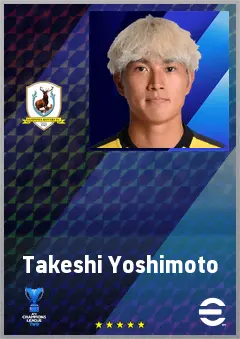 Yoshimoto Takeshi eFootball 2026 player card, 63 OVR LB