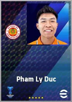 Pham Ly Duc eFootball 2026 player card, 65 OVR CB