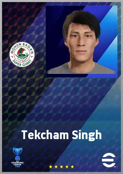 Tekcham Singh eFootball 2026 player card, 64 OVR LB