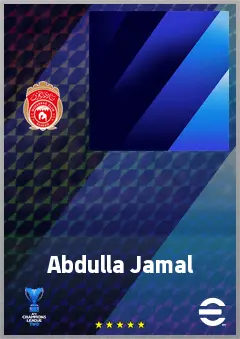 Abdulla Jamal eFootball 2026 player card, 61 OVR RWF