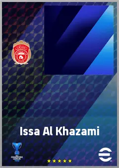 Issa Al Khazami eFootball 2026 player card, 60 OVR CB