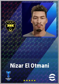 Nizar El Otmani eFootball 2026 player card, 65 OVR LWF