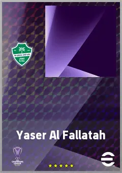 Yaser Al Fallatah eFootball 2026 player card, 60 OVR CB