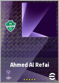 Ahmed Al Refai eFootball 2026 player card, 61 OVR CB