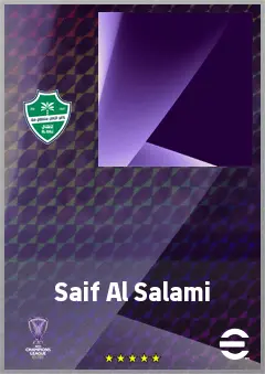 Saif Al Salami eFootball 2026 player card, 60 OVR RMF