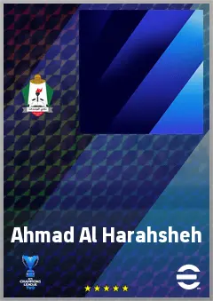 Ahmad Al Harahsheh eFootball 2026 player card, 62 OVR RWF