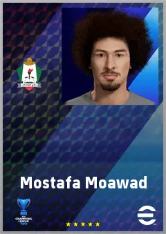 Mostafa Moawad eFootball 2026 player card, 69 OVR CB