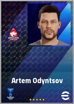 Artem Odyntsov eFootball 2026 player card, 70 OVR GK