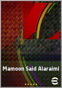 Mamoon Said Alaraimi eFootball 2026 player card, 59 OVR RWF