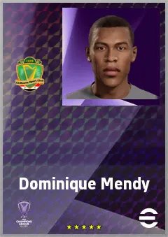 Dominique Mendy eFootball 2026 player card, 67 OVR CMF