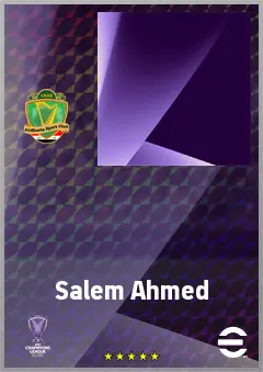 Salem Ahmed eFootball 2026 player card, 61 OVR CF