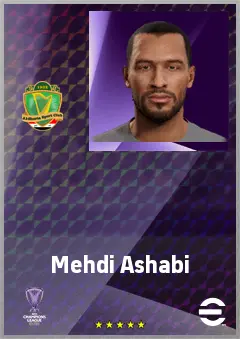Mehdi Ashabi eFootball 2026 player card, 69 OVR CB
