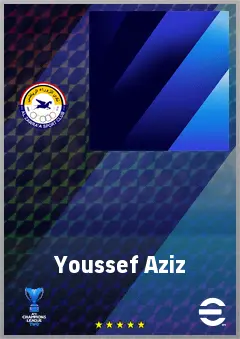 Youssef Aziz eFootball 2026 player card, 59 OVR CF