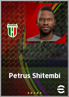Petrus Shitembi eFootball 2026 player card, 67 OVR CMF