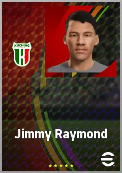 Jimmy Raymond eFootball 2026 player card, 64 OVR RB