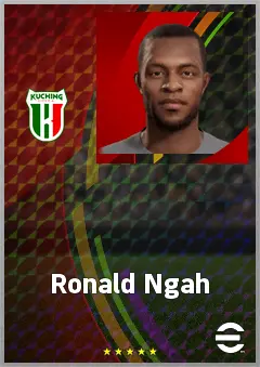 Ronald Ngah eFootball 2026 player card, 68 OVR CF