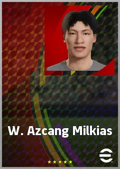 W. Azcang Milkias eFootball 2026 player card, 60 OVR CF