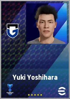 Yoshihara Yuki eFootball 2026 player card, 60 OVR DMF