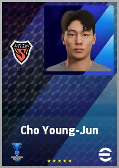 Cho Young-Jun eFootball 2026 player card, 58 OVR CB