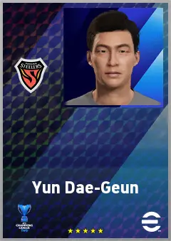 Yun Dae-Geun eFootball 2026 player card, 60 OVR CB